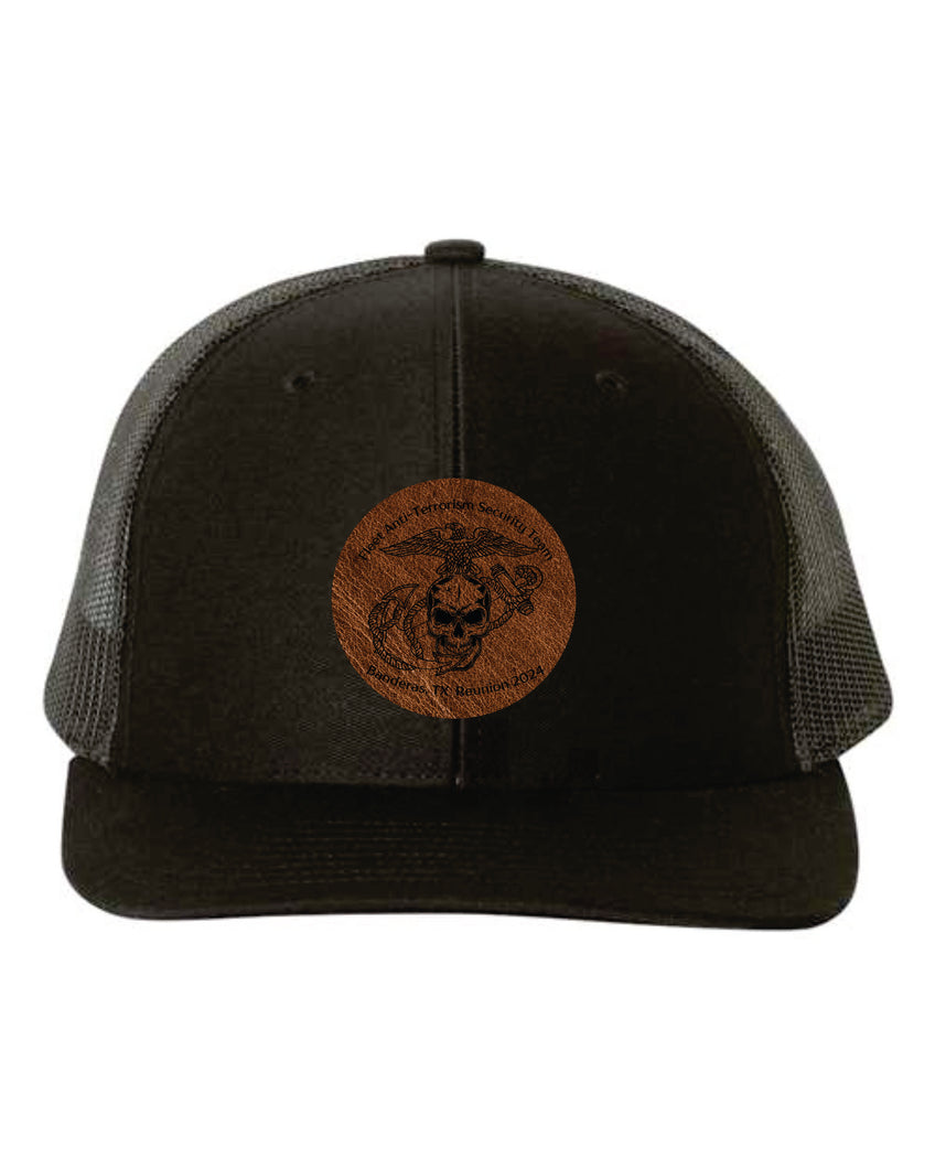 RICHARDSON HAT WITH LEATHER PATCH