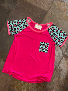 Pink Cheetah Shirt